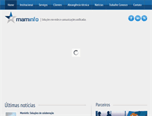 Tablet Screenshot of maminfo.com.br